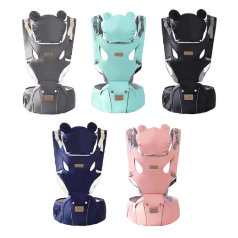 3 In 1 Baby Waist Seat Carrier Ergonomic With Windproof Hood Suitable For Winter