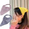 Hair Band Vintage Elastic Women Hair Accessories Headwrap Bandana Triangle Hair Scarf Turban
