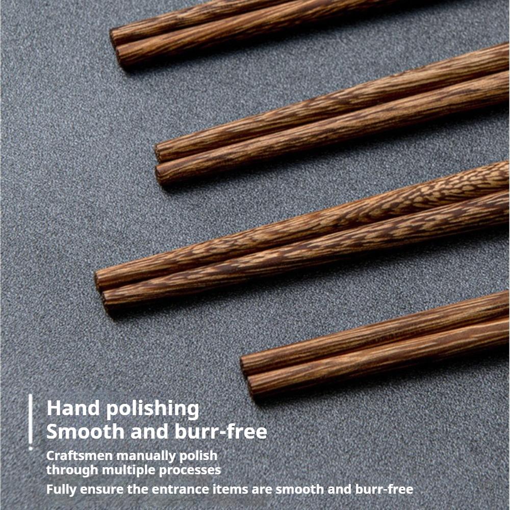 Bacchette di Legno Set di Bacchette Riutilizzabili con Porta Bacchette Stoviglie Durevoli per Sushi Riso Noodles Set di Bacchette per la Casa 2 Paia