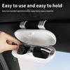 Car Sticker 2025 Hot Car Sun Visor Clip Glasses Cards Case Auto Sunglasses Visor Glasses Holder For BMW X1 X3 X5 X7 F15 F16 F30