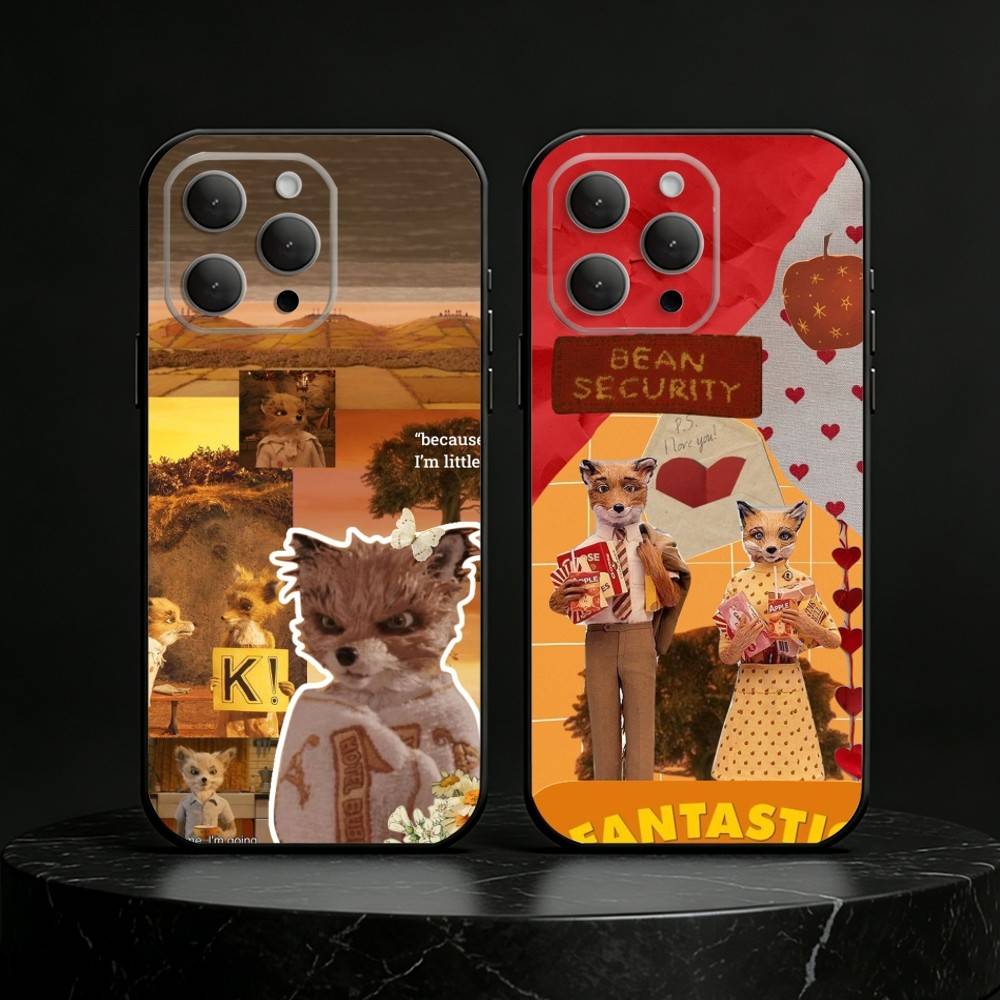 F-Fantastic Mr F-Fox Phone Case Silicone black Soft For IPhone 17,16,15,14,13,12,11,SE,Plus Pro Max