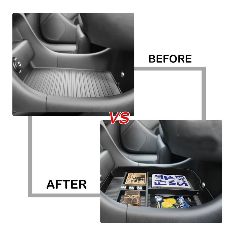 Floor Center Console Organizer Tray for 2026 Hyundai Palisade Lower Center Console Storage Box Interior Secondary Accessories