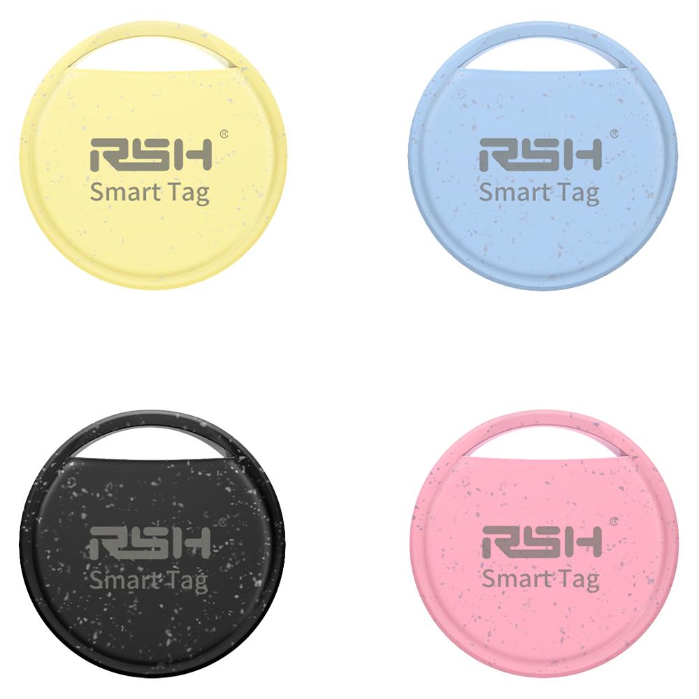 RSH 4PCS Security Tracker Luggage Wallet Bag Animal Locator Anti Lose for Android Smart Tag Work With Google Find for Samsung