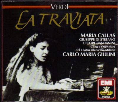 CD VERDI, CALLAS, DI STEFANO, GIULINI; - La Traviata CMS7636282 EMI Classics Germany Classical Used
