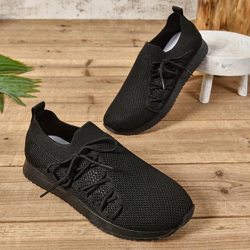 One Foot Stirrup Half Toe Casual Shoes Mom Driving Shoes Mesh Sneakers Heel-less Walking Shoes