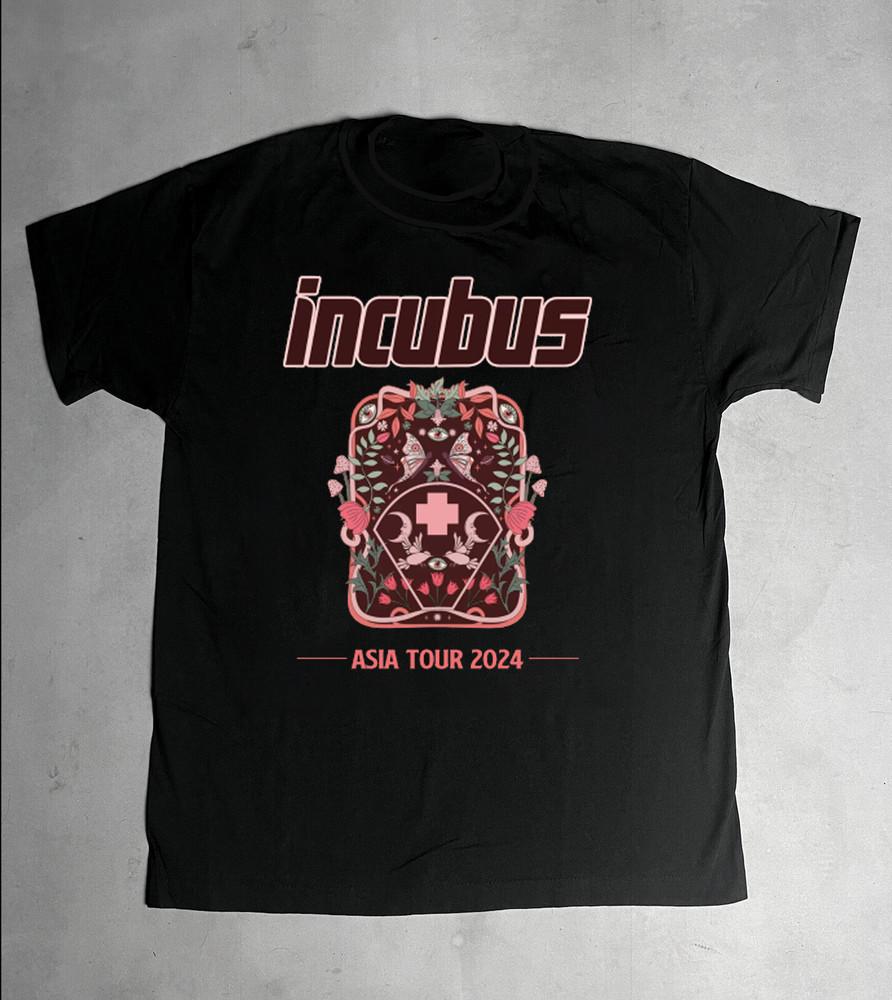 INCUBUS ASIA TOUR 2024 Band Gift For Fan All Size S to 5XL T shirt Unisex T-Shirt XXL