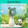 Handlicher Mini-Ventilator im Cartoon-Design mit USB-Ladefunktion für Kinder und Studenten