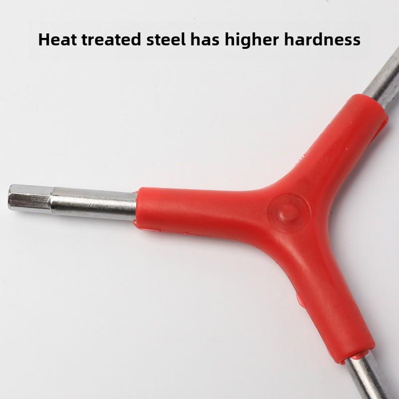 Y-Shaped 3 Way Hex Wrench Inner Hexagon Spanner 4/5/6mm for Outdoor Camping Cycling Mountain Bike Bicycle Maintance Repair Tool