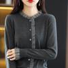 Pulover de lână pentru femei Qinghe Cașmir 50% Mătase 50% Lână Primăvară și Vară Lână Mânecă Scurtă Vestă fără Mâneci Moale și Confortabil