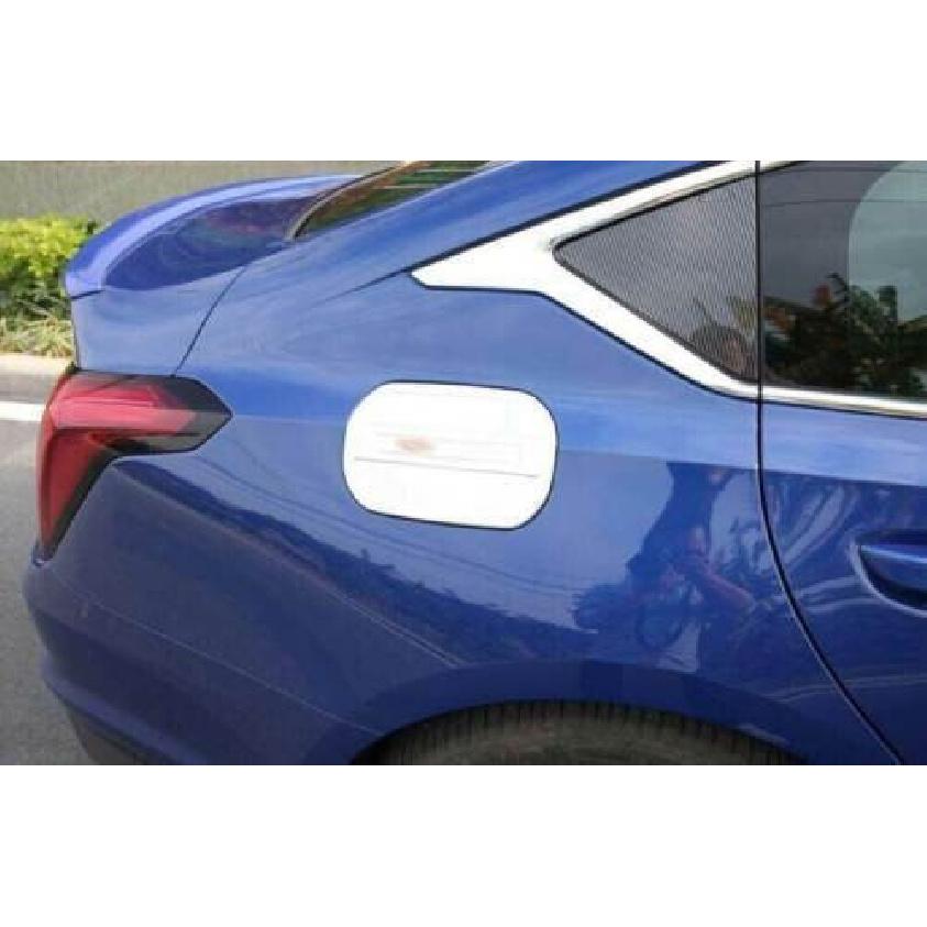 Cover Trim Door Fuel Tank Cap For Cadillac CT5 CT5-V 20-2023 1PCS Chrome Steel
