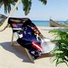 Brady Print Beach Towel, Large Soft Quick Dry Towel for Beach Camping Swimming