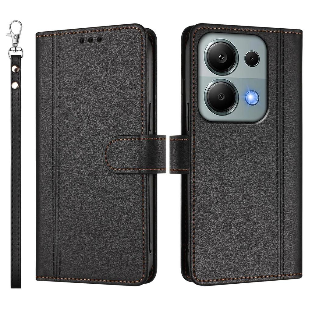 Wallet Case for Xiaomi Redmi Note 13 Pro 4G 13 11 Pro+ 12S 11S 10 9 Pro Max 10 Lite 9T 13C Flip Cover Magnetic Stand Shockproof