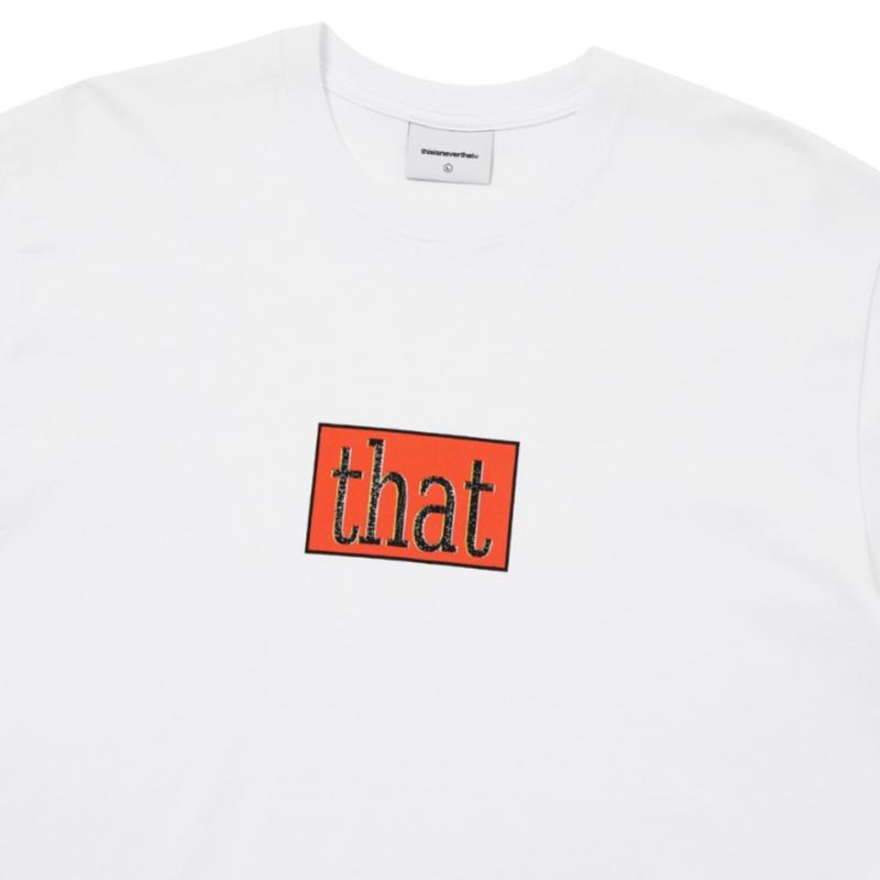 ThIs Is Never That Glitched Logo Tee White