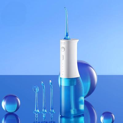 W3Pro Oral Irrigator 4 Type Nozzle Dental Water Jet 80 Days Battery Life Water Flosser Teeth Whiteing Cleaner