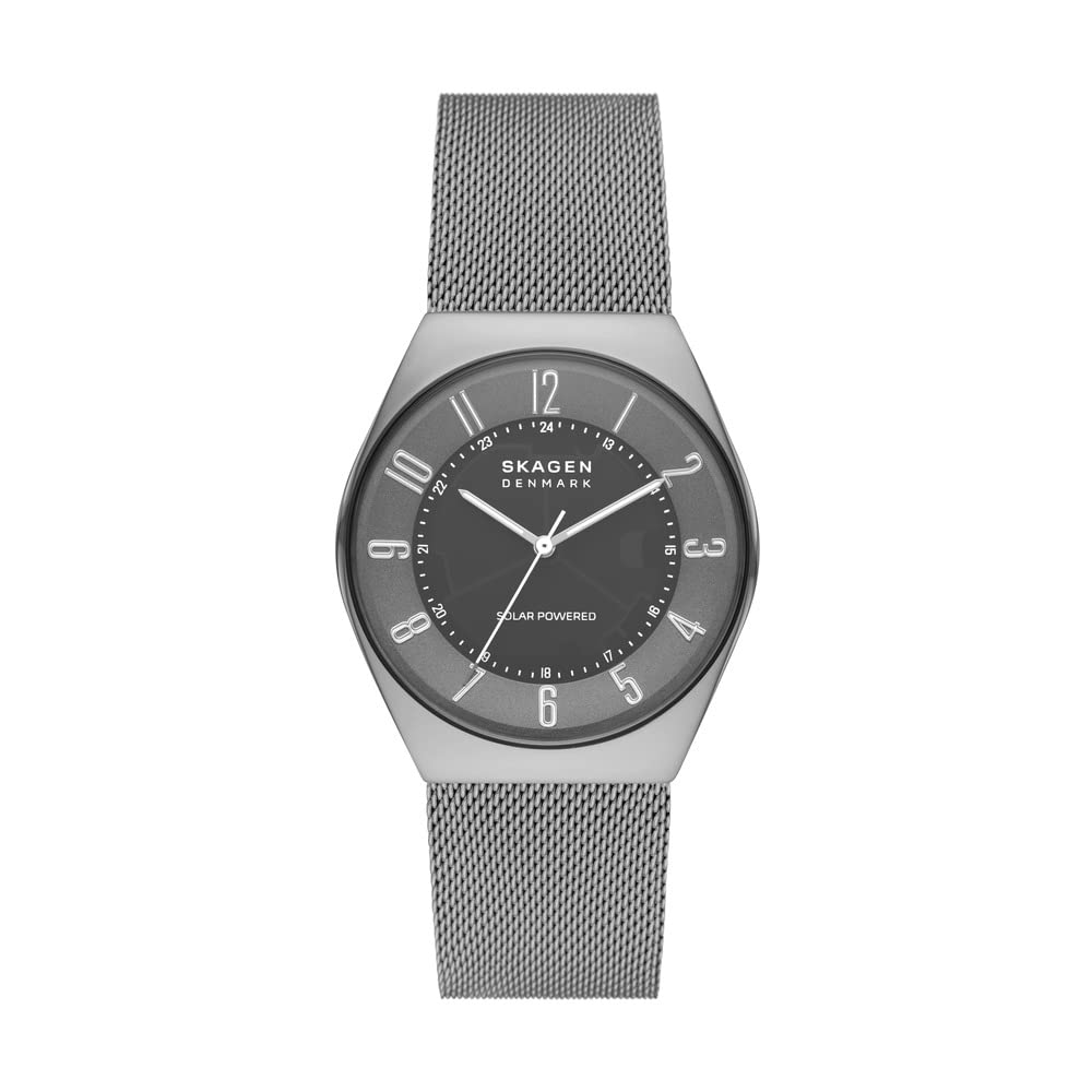 Мужские часы Skagen Grenen с солнечной батареей SKW6836 Угольные