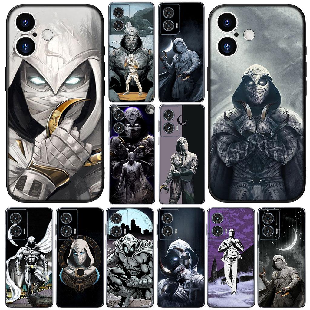 Marc Spector Marvel Moon Knight Casing Phone Cover for Apple iPhone 16 15 14 11 Pro Max 7 8 Plus SE2 SE3 SE 2022 2020 Case