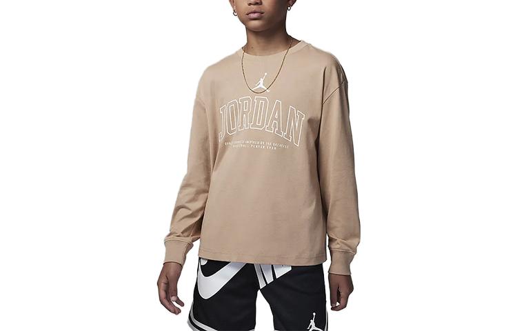 Jordan Kids T Shirts Crew Neck Moderate FZ1870-200 XS