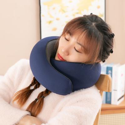 Travel Neck Pillow Portable Memory Foam Pillow Snail Design Ergonomic Neck