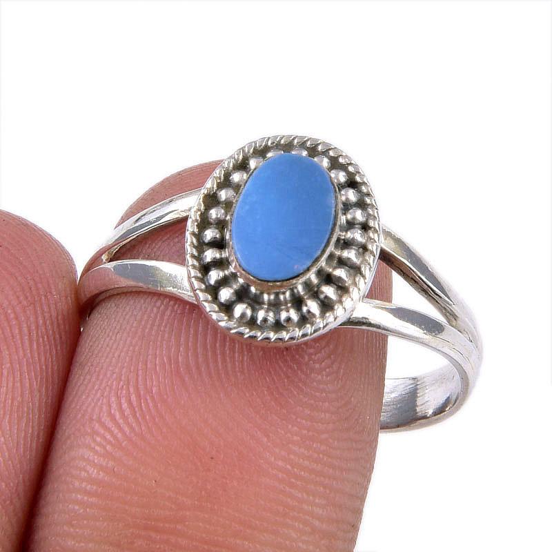 

Natural Australian Opal Gemstone 925 Solid Sterling Silver Ring Size 9.5 h1L03