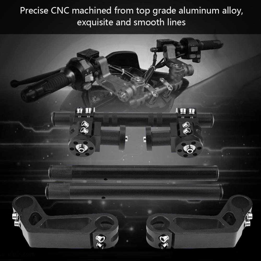 Multi-Angle Swivel Adjustable Handlebar Assembly For Motorcycle Customization