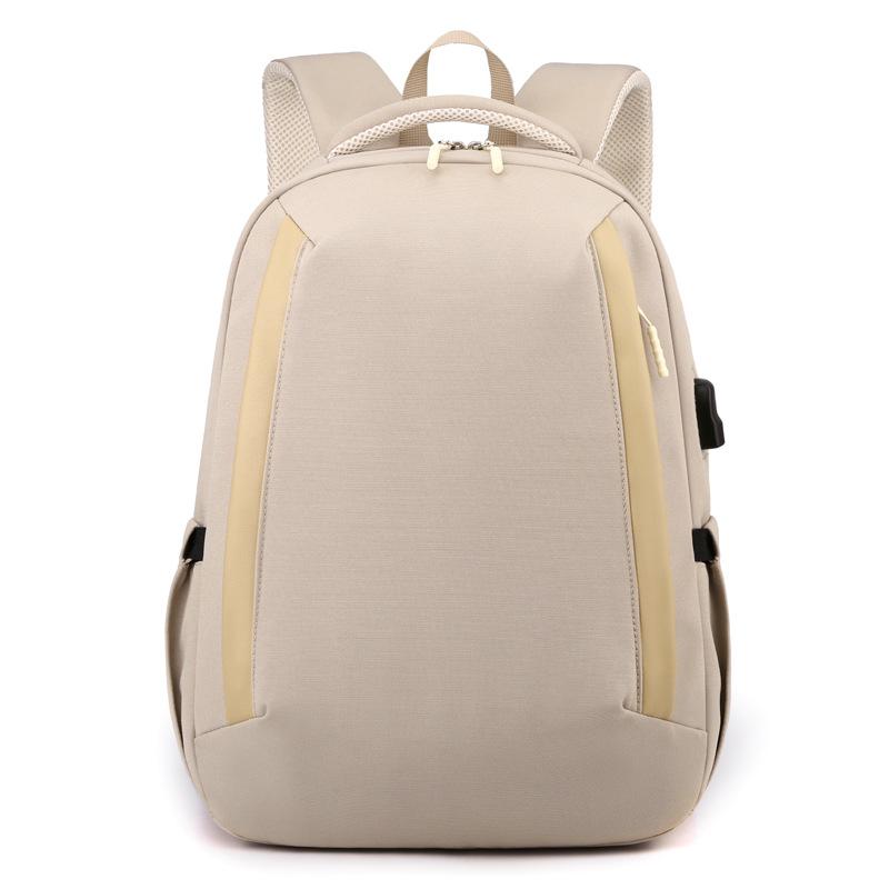 Nový unisexový jednobarevný voděodolný a prodyšný business fashion ležérní všestranný batoh na každý den