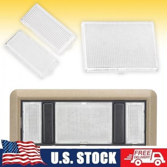 

2x Map Dome Light 1x Center Dome Lens Lamp Cover Fits Chevy Silverado 1988-1998