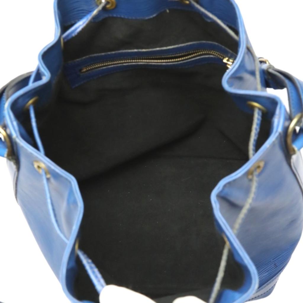 Louis Vuitton Epi Noe Shoulder Bag Epi Leather Blue Women M44005 Used