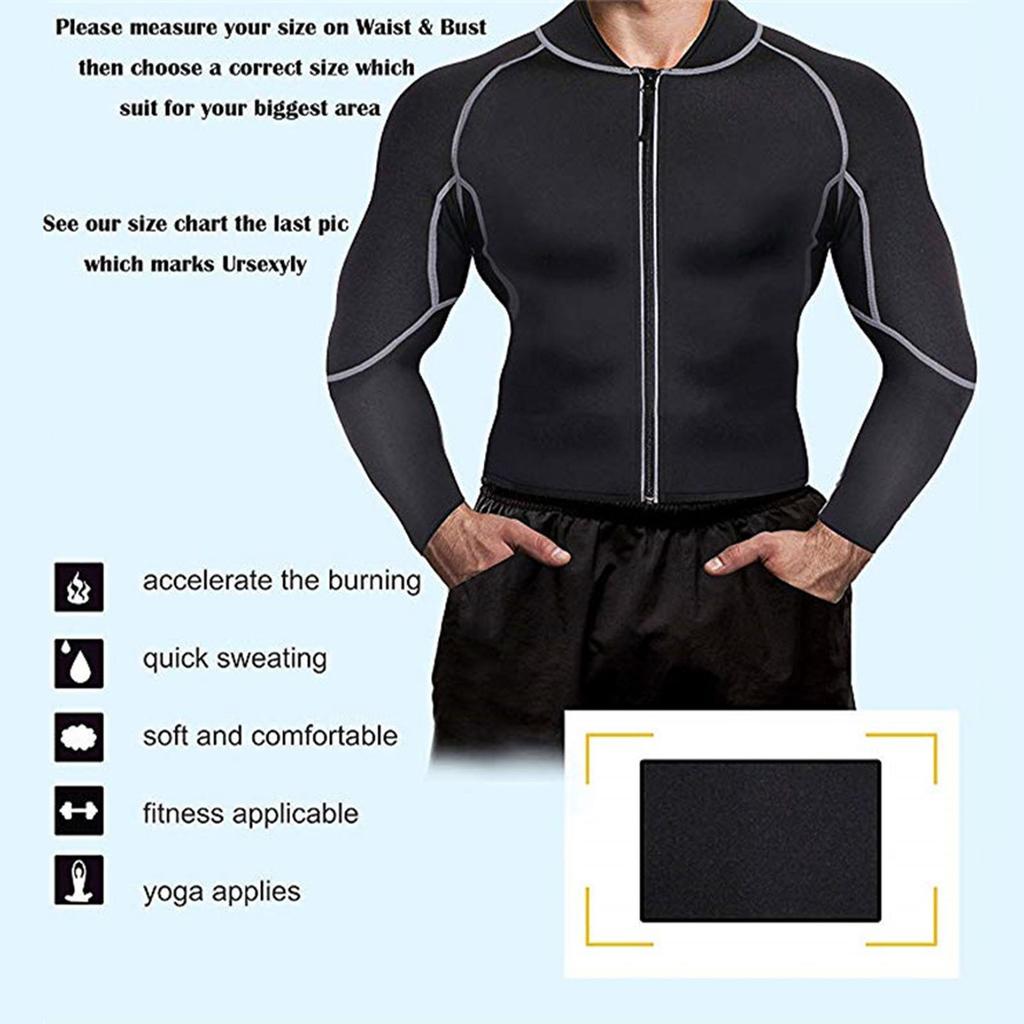 Veste de combinaison à manches longues pour homme Élastique Respirante Vêtements de plongée Haut de plongée Taille L