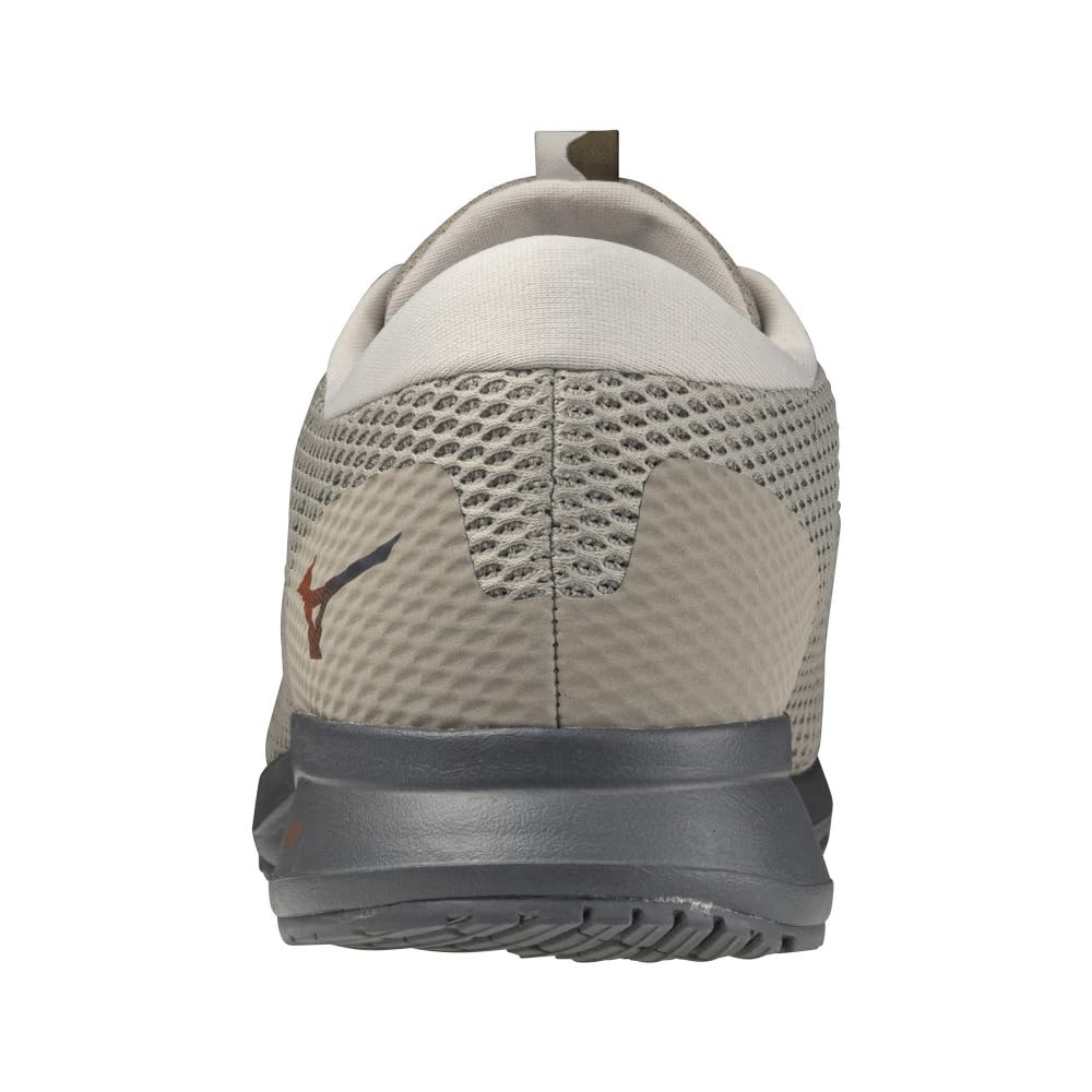 Mizuno 2 Energy Walking Wide Casual Size 3E ME-03 Shoes, Lightweight, Fit, Sneakers, Gray/Orange, 26.5 cm,