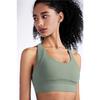 Women's Cross Sports Fitness Bra, Show Chest, Gather Back, Anti Shock Yoga Sports Bra