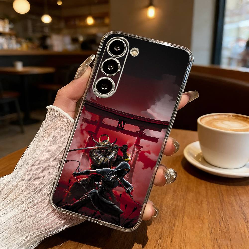 A-Assassins C-Creed S-Shadows Naoe Phone Case For Samsung S25,S24,S21,S22,S23,S30,Ultra,S20,Plus,Fe,Lite Transparent Cover