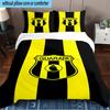 Guarani Football Crest 3PCS Bedding Set 2D Printing (Includes 1 Duvet Cover + 2 Pillowcases Coreless), Bedroom decor,Fan Gift