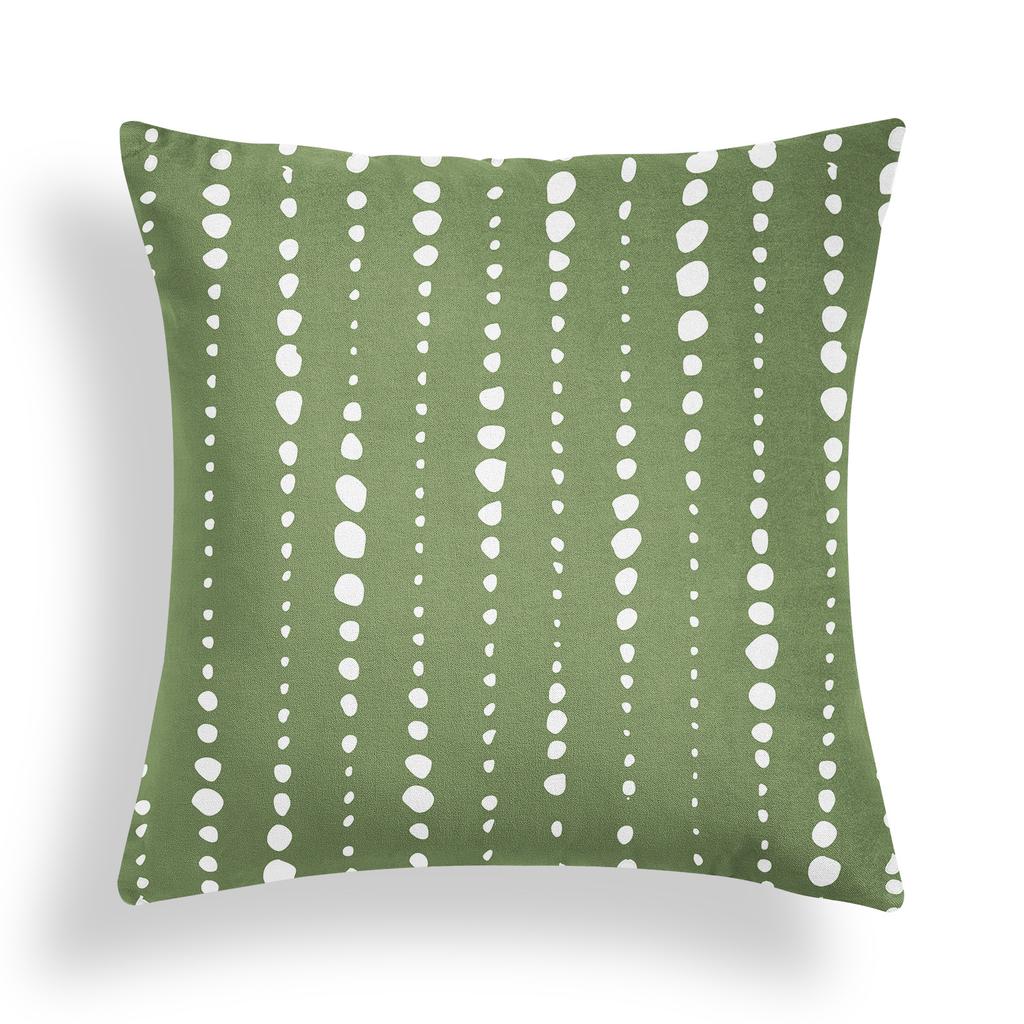 Zelený Geometrický Jarní a Letní Abstraktní Tištěný Povlak na Polštář Obývací Pokoj Pohovka Polštář Povlak na Polštář