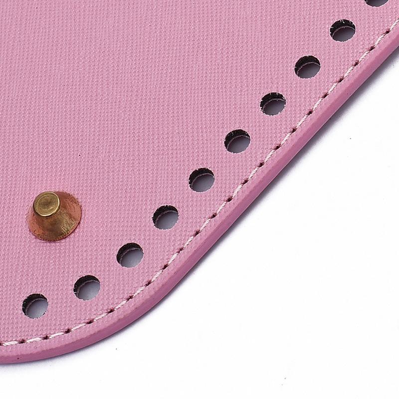 22*10Cm Long Bottom For Knitted Bag Pu Leather Bag Base Handmade Bottom With