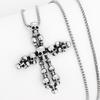 New Retro Cross Skull Pendant Necklace Niche Fashion Men's Necklace