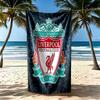 Liverpool Football Club Beach Towel Soft Durable Quickdry Comfortable Lightweight Perfect For Traveling Yoga Camping And Swimming