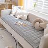 Plush Square Ins Wind Steamed Bread Pad, Solid Wood Handmade Sofa Cushion, Leather Seat Cushion, Universal In All Seasons, Non-Slip, Thickened Nordic