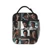 Lunch Bag The Vampire Diaries Resuable Movie Office Lunch Box For Child Fashion Portable Insulated Print Thermal Lunch Bags