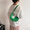 Flower Pendant Flower Shoulder Bag Large Capacity Women Underarm Bag Half-moon Bag  Ladies/Girls