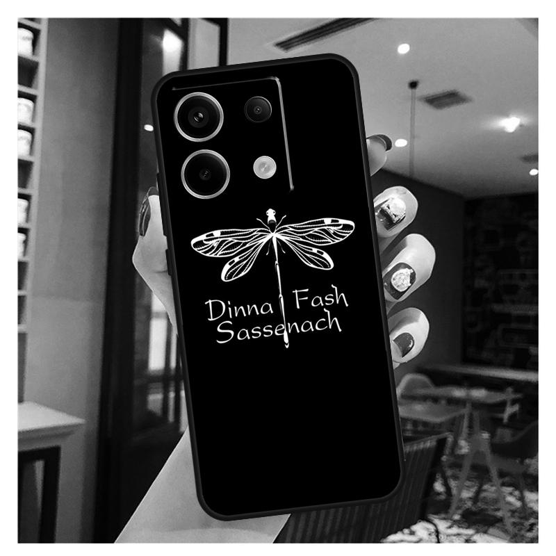 Outlander Sassenach Dragonfly Case For Xiaomi Redmi Note 13 12 11 9 10 Pro 9S 10S 11S 12S Redmi 13 12 10C 12C 13C Coque