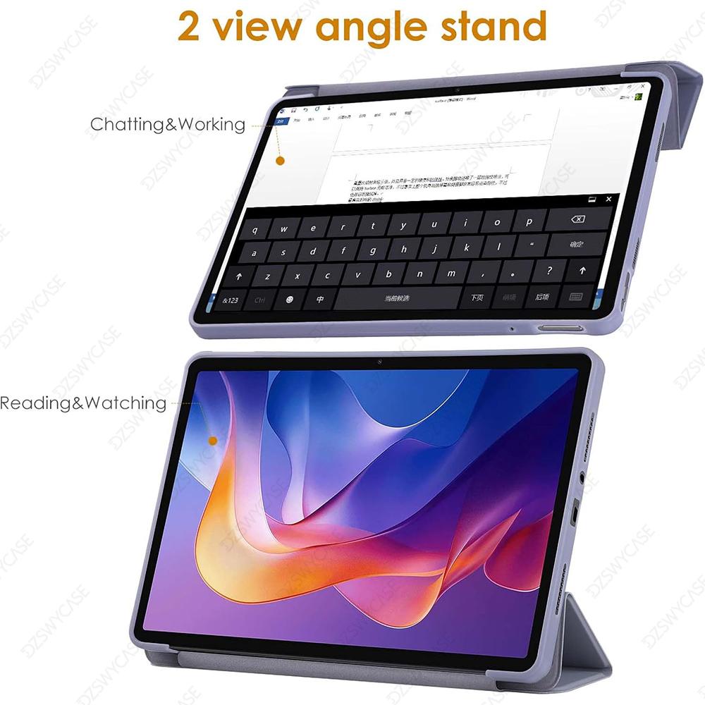 Silicone Case for Redmi Pad 2 11 Inch, Lightweight Protective Case with Stand Functio and Auto Sleep/Wake