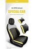 Shadow Leopard Perforated Leather Universal Seat Cushion for Five-Seater Cars
