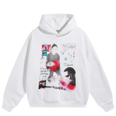 Streetwear Art Graphic Pullover Unisex Oversized Hoodie