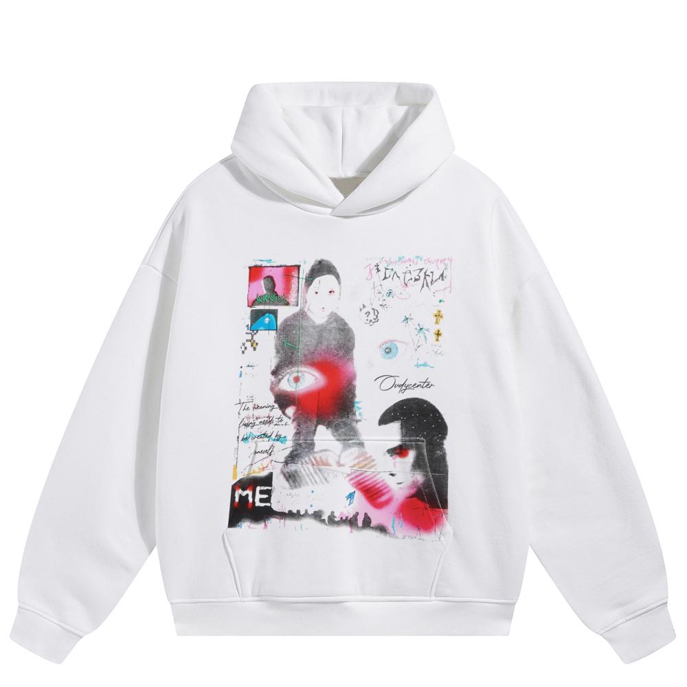 

Streetwear Art Graphic Pullover Unisex Oversized Hoodie 3XL