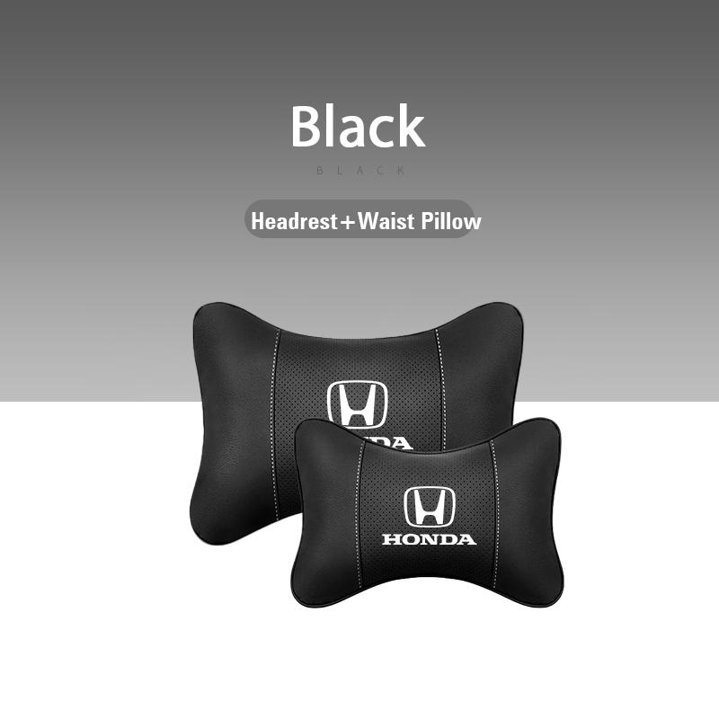 TQDX8 Car Headrest/Lumbar Support Car Neck Pillow Waist Cushion For Honda civic accord fit jazz pilot CRV odyssey passport city vezel