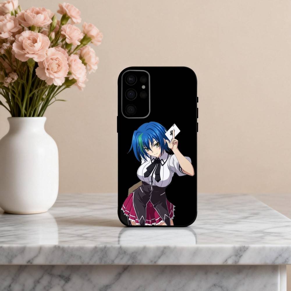 Anime E-Ecchi H-High S-School DxD Phone Case For Samsung S25,S24,S21,S22,S23,S30,Ultra,S20,Plus,Others Soft Black Case