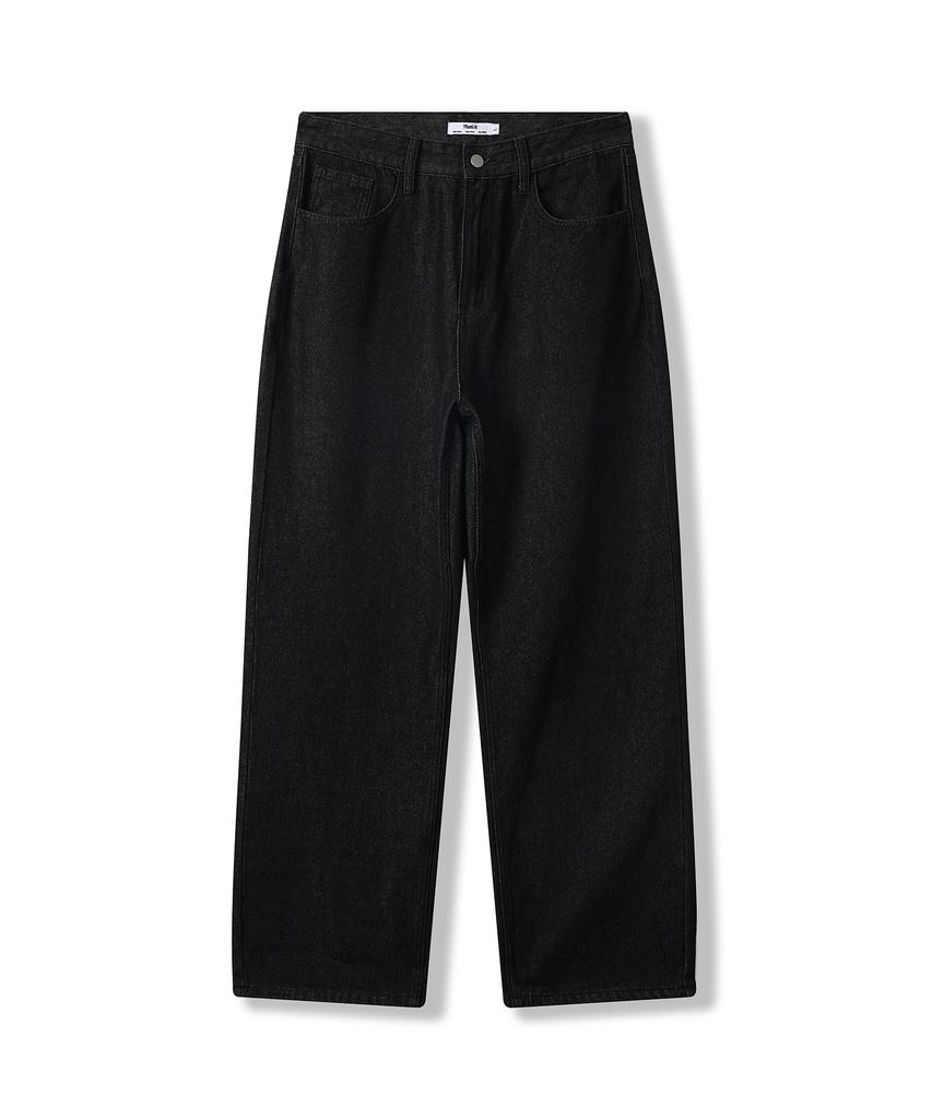 Descheuis Everyday Bio-Washed Relaxed Denim Pants Black Indigo