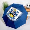 Hudders-field Football Spirit Automatic Folding Umbrella - 8-Rib Travel Umbrella with Auto Open/Close & Portable, Gift for Christmas, Birthdays