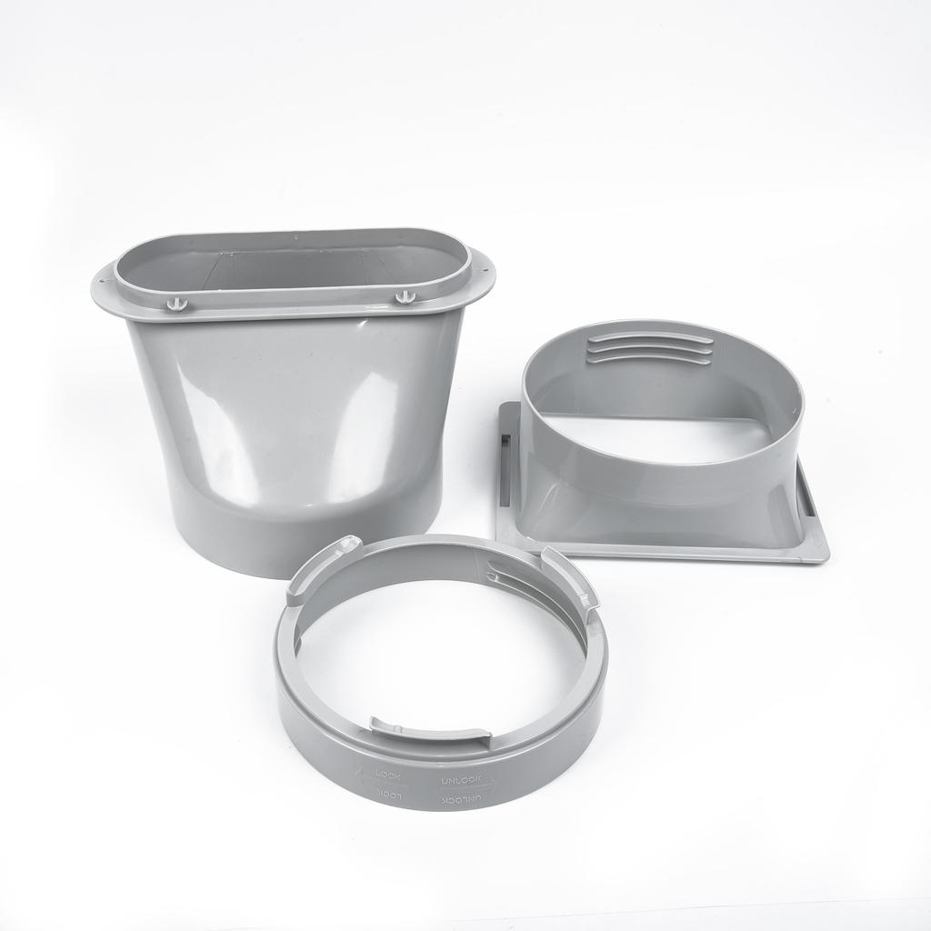 Window Exhaust Duct Spare Pipe 15CM Hose Replacement Connector Interface Parts Plastic Accessories Air Conditioner