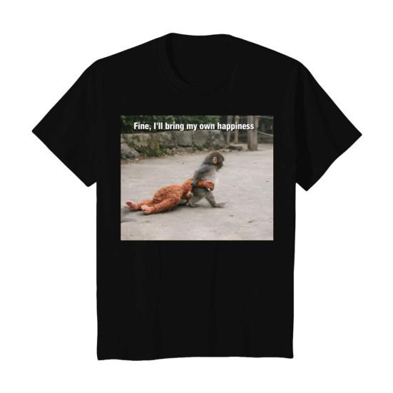 

Men Tee Shirt Punch Monkey Pattern Round Neck Short Sleeve Pullover Tops Stretchy Fit Solid Color Casual Tops Daily Wear XXL E